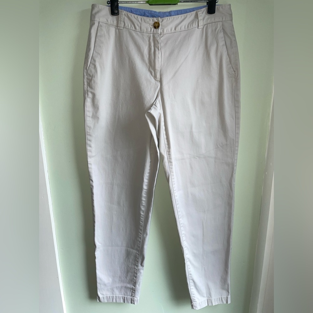 Talbots Cream Chinos